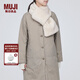 無(wú)印良品（MUJI） 聚酯纖維 抓絨 便攜圍巾 圍脖 DD0ILA3A 象牙色 20*100cm