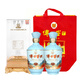 瀘州老窖（LUZHOULAOJIAO）【過(guò)節送禮】 濃香型白酒  純糧釀造 52度 500mL 2瓶 雅純 雙支裝