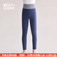 紅豆（Hodo）兒童德絨發(fā)熱保暖褲高腰護(hù)肚男女童加厚磨毛秋褲學(xué)生秋冬打底褲 深藍(lán) BOY 140cm