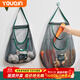優(yōu)勤（YOUQIN）廚房?jì)ξ锎[姜蒜壁掛蔬菜收納袋櫥柜門(mén)收納神器網(wǎng)兜袋 小號+大號+掛鉤*2