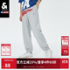 JackJones杰克瓊斯秋季男士NBA聯(lián)名logo圖案裝飾寬松運動褲22231D024 淺花灰色 170/SR/29 