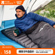 牧高笛（MOBIGARDEN）防潮墊 戶(hù)外露營(yíng)加寬加厚折疊充氣單人氣墊床 NX20663004 玄鐵灰