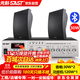 先科（SAST）DW70套裝30W壁掛式音響音箱喇叭120W功放店鋪商用工程會(huì)議舞蹈室家用餐廳公共廣播背景音樂(lè)一拖二