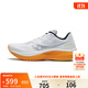 Saucony索康尼菁華15跑鞋男輕量透氣減震跑步鞋訓練運動(dòng)鞋白銀43