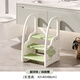 寶寶洗手臺階凳兒童墊腳凳嬰幼兒洗臉樓梯洗漱臺踩凳腳踏增高 三階寶寶增高凳（星球綠）