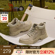 駱駝（CAMEL）高幫情侶同款工裝鞋潮流皮靴戶(hù)外登山馬丁靴 GE12235362 深沙 41