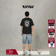 EVISU福神2025年夏季新品男士達摩印花短袖T恤2ESHTM5TS7066RXCT 黑色 2XL 【超寬松可選小1-2個(gè)尺碼】