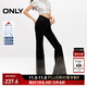 ONLY秋季時(shí)尚萊卡修身漸變喇叭褲高腰牛仔褲女|124432059 J19 黑牛仔 S (160) 64A