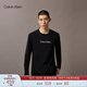 Calvin KleinJeans25秋季新款男士休閑通勤ck字母印花打底衫長(cháng)袖T恤4RD867G