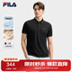 FILA 斐樂(lè )官方領(lǐng)航POLO短袖t恤2025年夏季時(shí)尚休閑涼感上衣男子針織衫