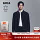 BOSS博斯【羊皮革】男士2025秋季新款常規版型夾克皮衣 404-深藍色 XL (52A)