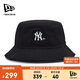 NEW ERA紐亦華MLB帽子男女漁夫帽秋冬運動(dòng)NY休閑防曬帽遮陽(yáng)帽13273215-ML