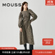 moussy 新品法式優(yōu)雅浪漫主義豹紋連衣裙女010GA630-7080 065花紋棕色 S 00001