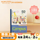 國譽(yù)（KOKUYO）A5/40張/8mm點(diǎn)線(xiàn)2025年Campus50周年限定插畫(huà)師無(wú)線(xiàn)裝訂本軟抄本時(shí)空繪卷1本W(wǎng)CN-CNB34E6