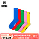 Happy Socks女男秋冬款白色黑色穿搭襪子棉襪中筒襪5雙裝 高飽和 5雙 M 36-40