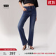 Levi's李維斯冬暖系列女士726高腰微喇休閑美式時(shí)尚牛仔褲 中藍色 24 (30)