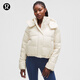 lululemon丨Wunder Puff 女士短款羽絨外套羽絨服 防風(fēng) LW4CADS 淺象牙白 XS /4