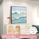 好久不見(jiàn)大海沖浪玄關(guān)裝飾畫(huà)客廳抽象背景墻掛畫(huà)奶油風(fēng)海浪擺畫(huà)