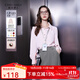 秋水伊人時(shí)尚簡(jiǎn)約顯瘦直筒襯衫秋季新款女休閑長(cháng)袖打底襯衣 粉紅-經(jīng)典款 M