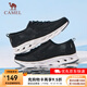 駱駝（CAMEL）洞洞鞋男網(wǎng)面透氣防滑休閑鞋速干透網(wǎng)洞洞懶人鞋女 A112608125，黑色，男 44