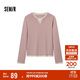 森馬（Semir）森馬毛衣女短款假兩件含羊毛針織衫24冬新款保暖內搭109724107015