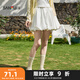 三福短裙2025夏季甜美花苞擺寬松蓬蓬裙半身短裙女裝498364 米白色 S