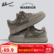 回力（Warrior）官方男鞋秋季新款百搭潮流板鞋子男士時尚休閑運(yùn)動鞋男 灰/軍綠42