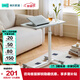 林氏家居升降書桌學(xué)生家用寫字電腦桌移動(dòng)床桌子BG048【白】B升降桌