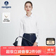 Navigare意大利小帆船女士長(cháng)袖襯衫全棉純色休閑襯衣2333003501 白 XL 