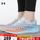 安德瑪（Under Armour）女鞋 25秋季新款運動(dòng)鞋健身訓練鞋柔軟休閑鞋透氣回彈跑步鞋 3025662-103/輕質(zhì)干爽/偏小半碼 37.5