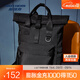 斯凱奇（Skechers）男女信封包書(shū)包旅行包運動(dòng)包包大容量學(xué)生雙肩包電腦包背包 碳黑/0018 20升以下