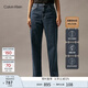 Calvin KleinJeans四季款女ck經(jīng)典美式潮流復(fù)古微彈高腰寬松版牛仔褲J225380 1BJ-牛仔藍(lán) 28