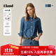ELAND衣戀新款女裝襯衫2025秋夏新款女裝襯衫 牛仔色(55)Indigo S /160