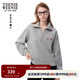 Teenie Weenie小熊女裝衛衣2025年秋季新款美式潮流學(xué)院設計感上衣 中灰色 M