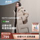 波司登冬季羽絨服男女情侶款過(guò)膝長(cháng)款連帽新國標90絨時(shí)尚保暖外套
