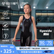 速比濤（Speedo）兒童泳衣電氣矩陣黑標Hero5.0鯊魚(yú)皮競速連體泳衣女童 黑/藍13-14