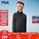 FILA【抗靜電】斐樂蛋白T兒童T恤長袖2025秋冬中大童運動訓(xùn)練上衣