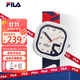 斐樂(lè )（FILA）手表女四六級考試潮流撞色運動(dòng)硅膠表學(xué)生手表 FLM38-6098-011