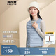波司登（BOSIDENG）【反季】輕薄羽絨服90絨女短款露營(yíng)徒步拿捏溫差休閑保暖馬甲背心 【店長(cháng)推薦】霧鏡藍5457 XL 175/96A