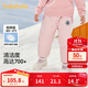 巴拉巴拉童裝兒童羽絨褲男童女童加厚褲子2024冬裝長(cháng)褲束腳褲208424108231