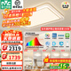雷士（NVC）LED吸頂燈小白燈客廳燈大廳臥室燈輕奢風(fēng)全屋適老燈具燈飾-簡(jiǎn)芒 【四室兩廳】搭餐廳燈