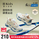 泰蘭尼斯夏季新款旋轉(zhuǎn)鈕扣跑步鞋中大童休閑鞋男童鞋子運(yùn)動鞋 白/藍(lán) 37 內(nèi)長23.5cm 適合腳長22.5cm