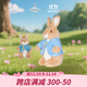 比得兔（Peter Rabbit）英國經(jīng)典童話(huà)娃娃玩偶公仔抱枕彼得兔子毛絨玩具公仔玩偶生日禮物 公仔+掛件 25*18*16
