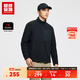 超級安踏焱殼丨抓絨運動(dòng)外套男士戶(hù)外POLARTEC保暖立領(lǐng)針織上衣152546707U 基礎黑-5 L /男175