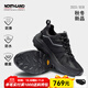 諾詩(shī)蘭男士戈爾低幫鞋戶(hù)外運動(dòng)登山防水防滑輕便徒步鞋NLSDH5506S 黑色 41