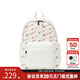 Champion冠軍雙肩包女白色大容量情侶滿(mǎn)印老花美式時(shí)尚背包男高中生書(shū)包 冠軍白 均碼