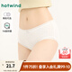 熱風(fēng)（Hotwind）內褲25年春季新款女士簡(jiǎn)約愛(ài)心中腰內褲抑菌蕾絲花邊三角褲 04白色 1條 L