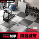 益動(dòng)健身房地墊隔音減震運動(dòng)地板防震拼接大面積室內樓層戶(hù)外靜音地膠 1*1米 厚2cm 黑灰 雙面可用【強效隔音防滑】