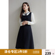 獨束大碼女裝優(yōu)雅甜美氛圍感時(shí)尚套裝女法式小香風(fēng)外套連衣裙兩件套 連衣裙 2XL