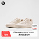 lululemon丨Cityverse 女士運動(dòng)休閑鞋 *棉質(zhì)帆布款 LW9FX1S 淺象牙色/淺象牙色/駝色 38